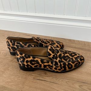 Franco Sarto Horse Hair Leopard Print Loafer